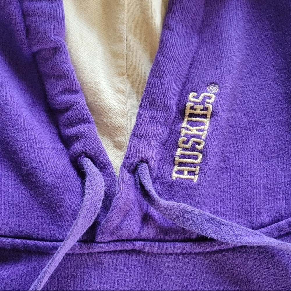 Huskies Purple Hoodie